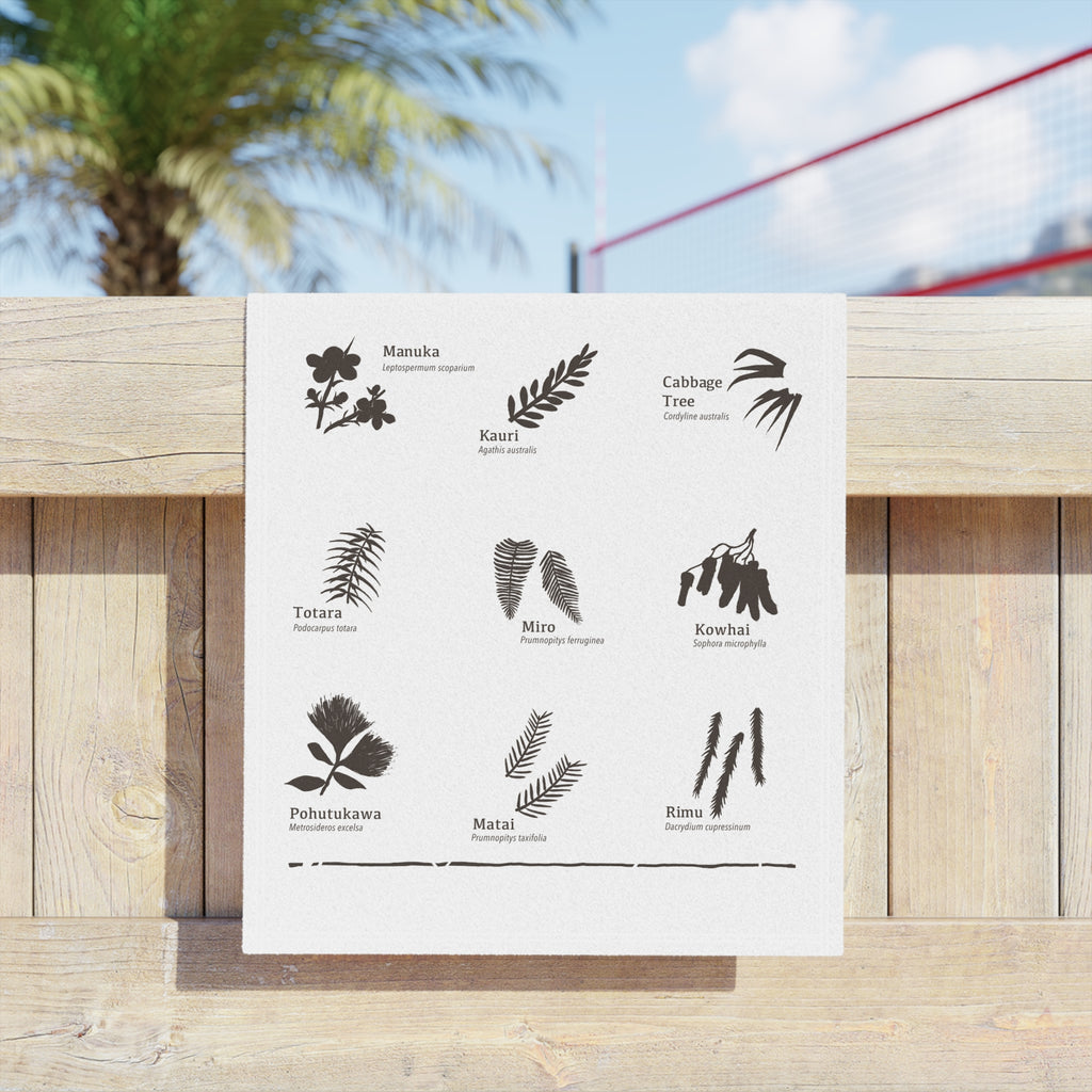 Beach Towel — Native Trees of Aotearoa
