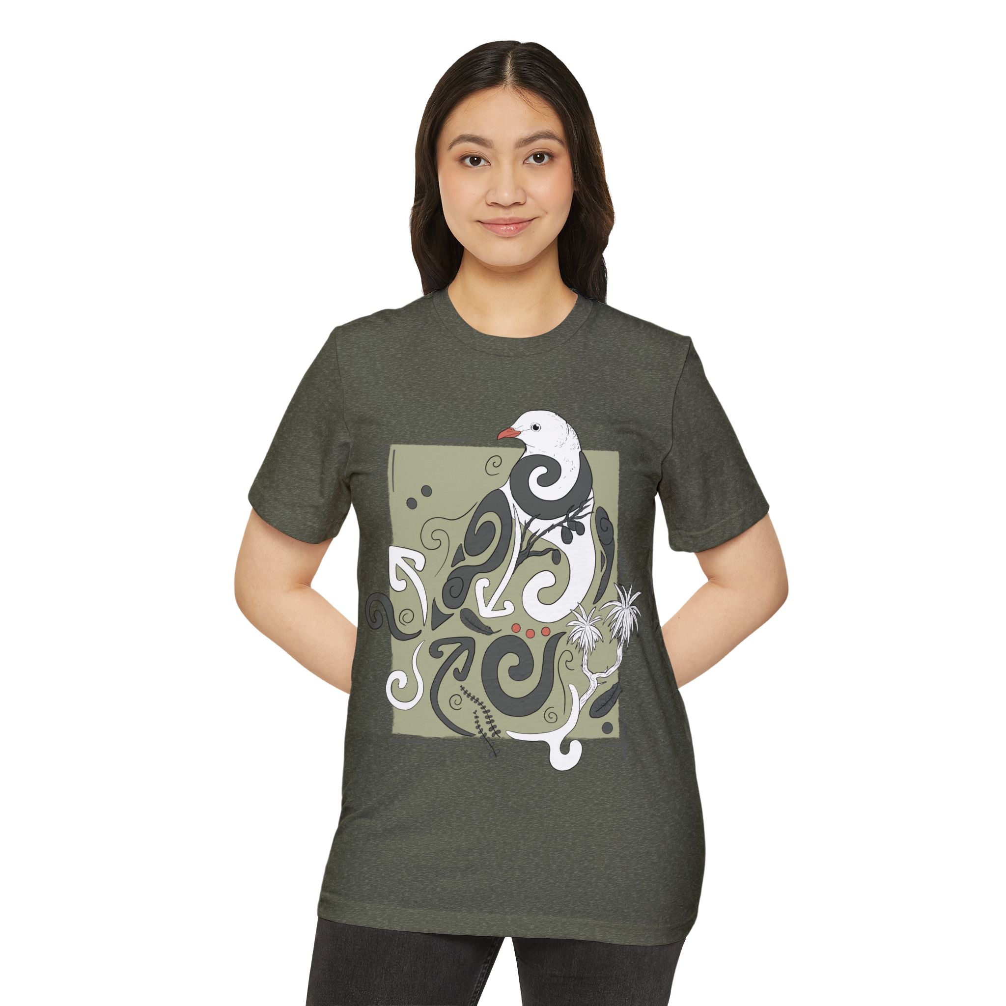 Organic Recycled T-Shirt - Kererū