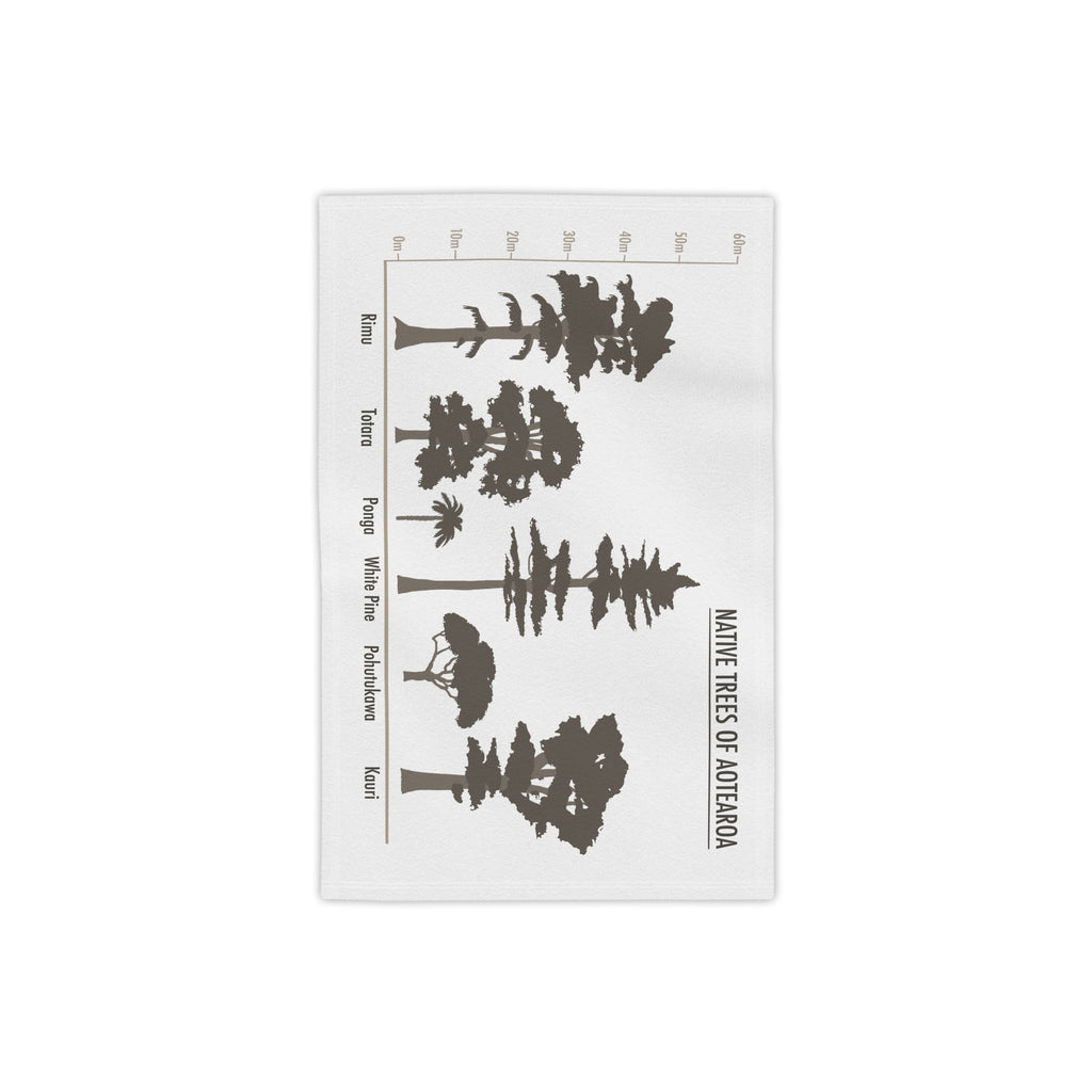Beach Towel - Native Trees of Aotearoa Silhouette