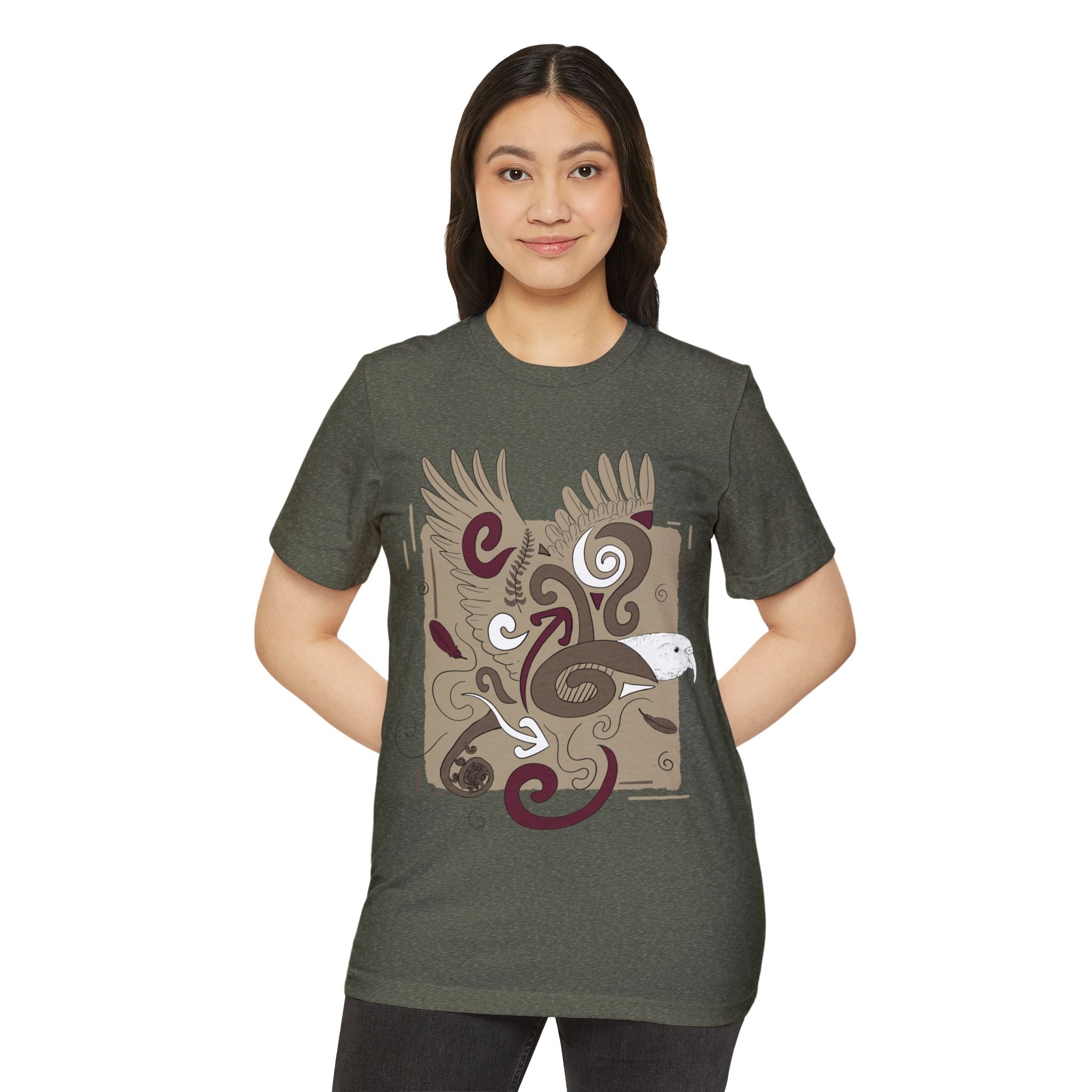 Organic Recycled T-Shirt - Kākā