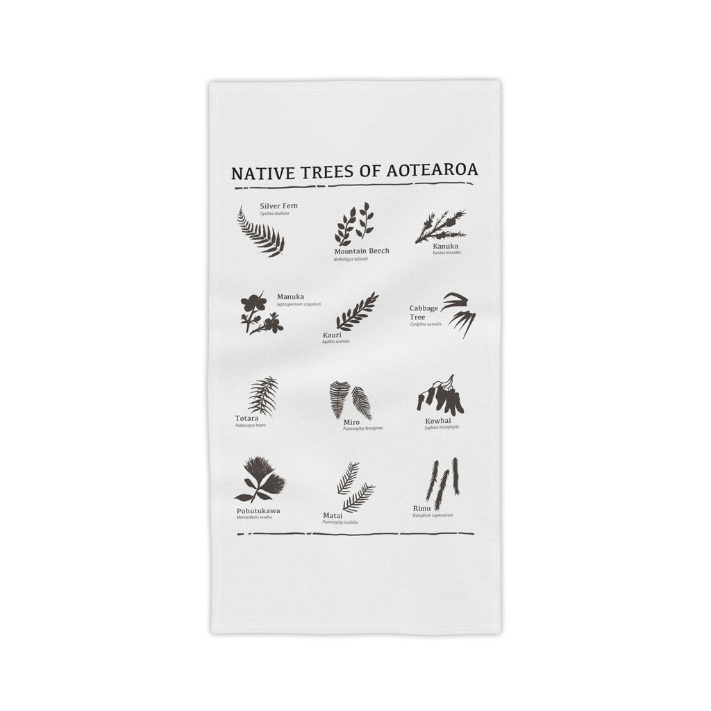 Beach Towel — Native Trees of Aotearoa