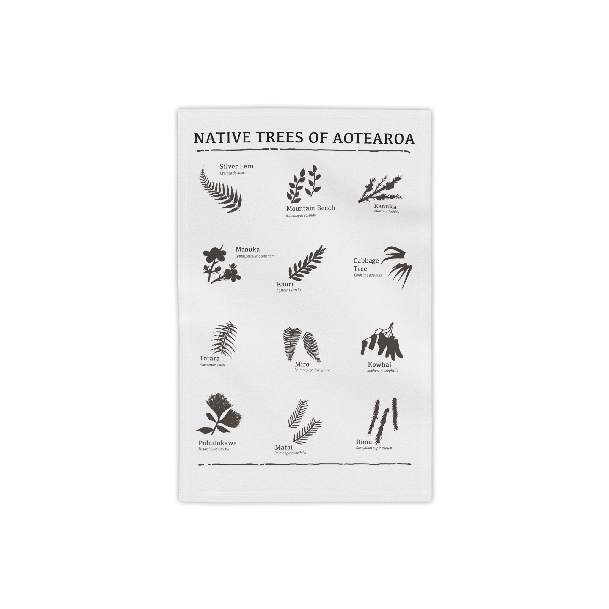 Beach Towel — Native Trees of Aotearoa